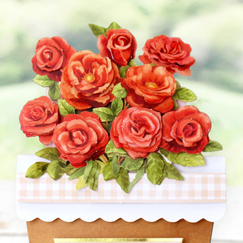 Katy Sue Designs Flower Patch 3D Die-Cut Decoupage (3pcs) (11-DCD700)