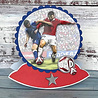 Katy Sue Designs Football 3D Die-Cut Decoupage (3pcs) (11-DCD627) Katy Sue Designs Football 3D Die-Cut Decoupage (3pcs) (11-DCD627)