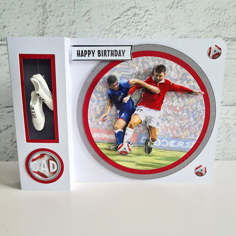 Katy Sue Designs Football 3D Die-Cut Decoupage (3pcs) (11-DCD627)