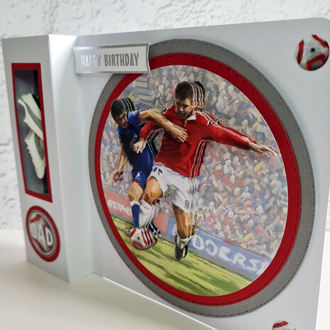 Katy Sue Designs Football 3D Die-Cut Decoupage (3pcs) (11-DCD627)