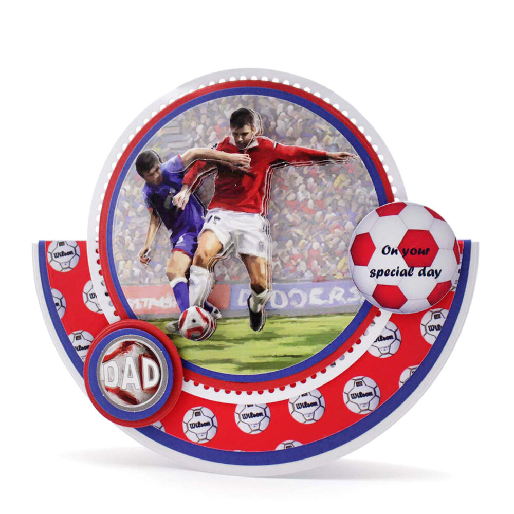 Katy Sue Designs Football 3D Die-Cut Decoupage (3pcs) (11-DCD627)
