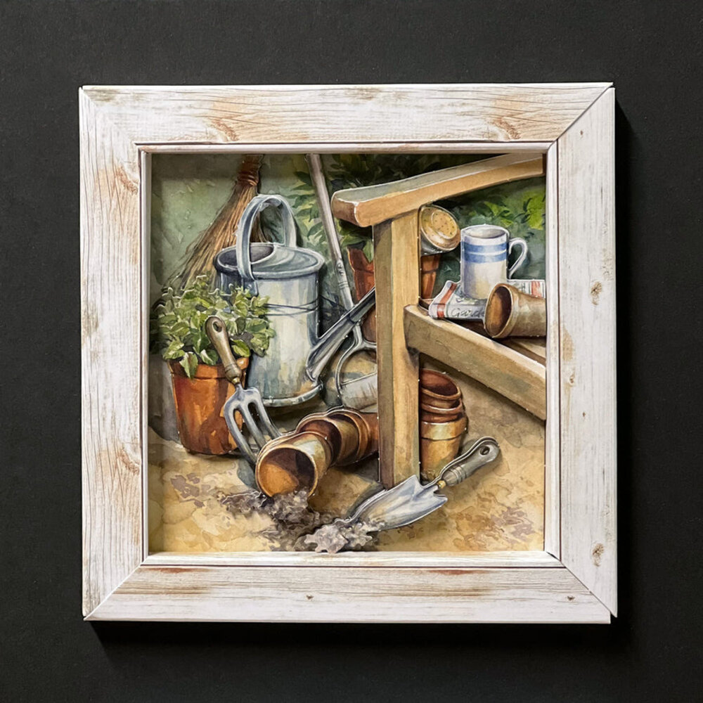 Katy Sue Designs Gardeners Corner 3D Die-Cut Decoupage (3pcs) (11-DCD620)