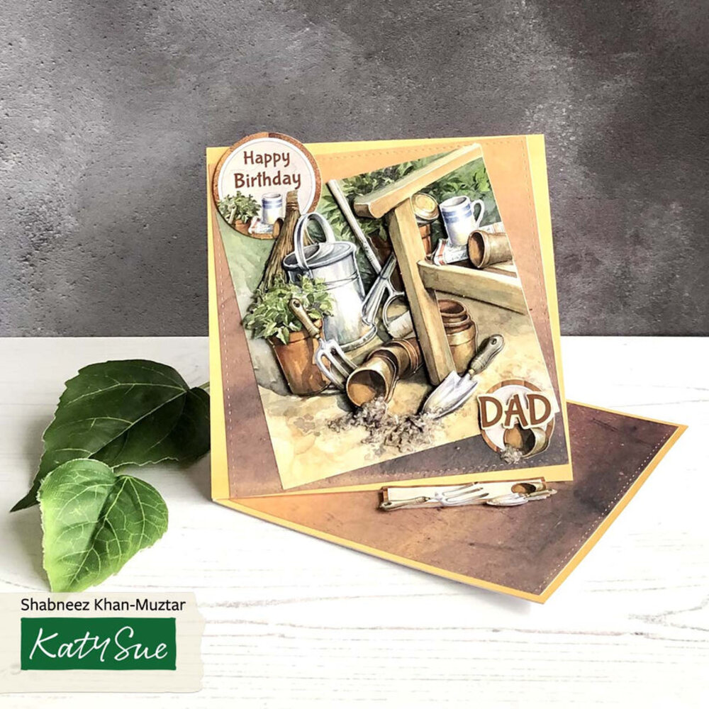 Katy Sue Designs Gardeners Corner 3D Die-Cut Decoupage (3pcs) (11-DCD620)