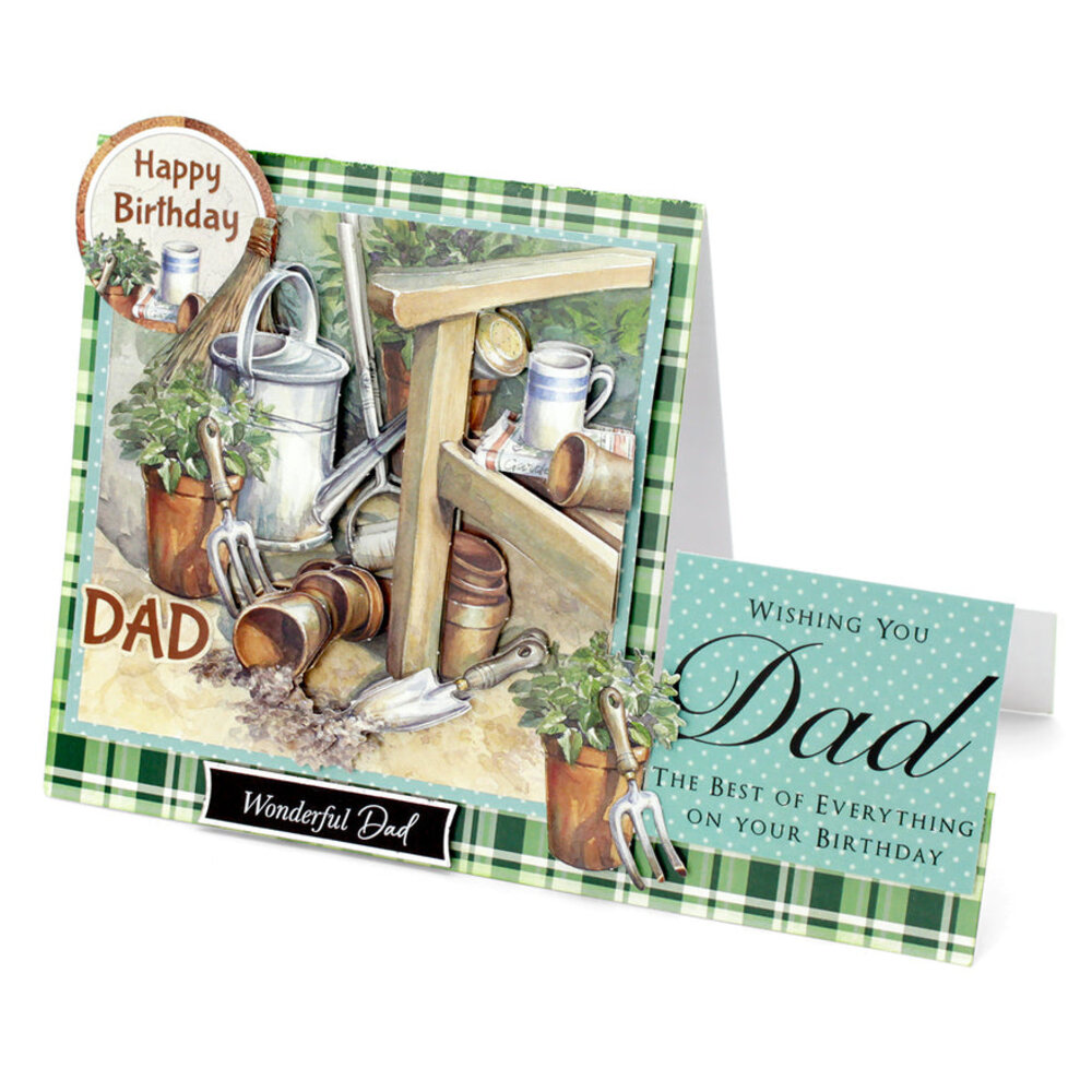 Katy Sue Designs Gardeners Corner 3D Die-Cut Decoupage (3pcs) (11-DCD620)