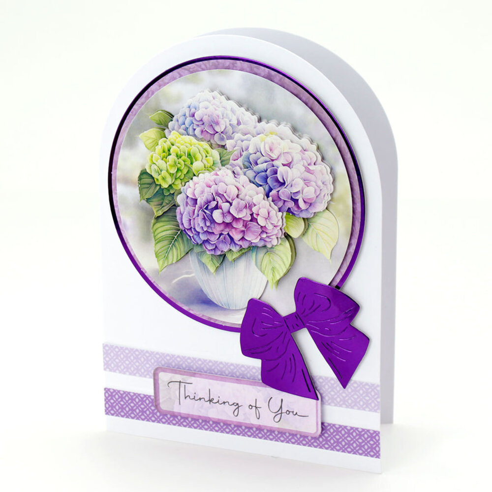 Katy Sue Designs Hydrangea Vase 3D Die-Cut Decoupage (3pcs) (11-DCD720)