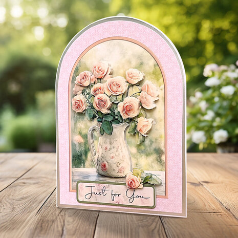 Katy Sue Designs Jug of Roses 3D Die-Cut Decoupage (3pcs) (11-DCD722)
