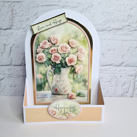 Katy Sue Designs Jug of Roses 3D Die-Cut Decoupage (3pcs) (11-DCD722)