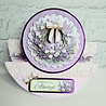Katy Sue Designs Lavender Wreath 3D Die-Cut Decoupage (3pcs) (11-DCD723) Katy Sue Designs Lavender Wreath 3D Die-Cut Decoupage (3pcs) (11-DCD723)