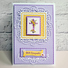 Katy Sue Designs Lilac Floral Cross 3D Die-Cut Decoupage (3pcs) (11-DCD724) Katy Sue Designs Lilac Floral Cross 3D Die-Cut Decoupage (3pcs) (11-DCD724)