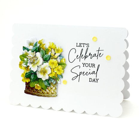 Katy Sue Designs Pots of Flowers 3D Die-Cut Decoupage (3pcs) (11-DCD505)