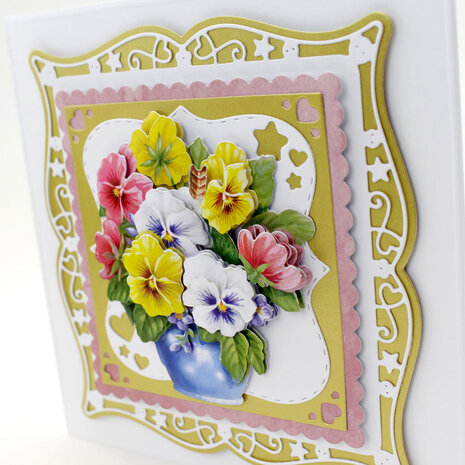 Katy Sue Designs Pots of Flowers 3D Die-Cut Decoupage (3pcs) (11-DCD505)