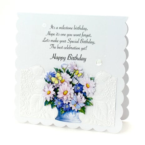 Katy Sue Designs Pots of Flowers 3D Die-Cut Decoupage (3pcs) (11-DCD505)