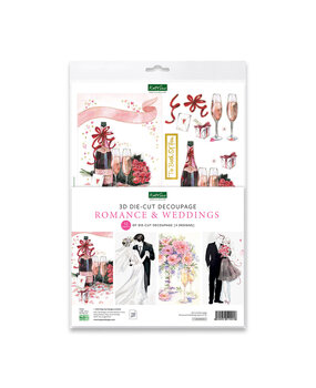 Katy Sue Designs Romance and Weddings 3D Die-Cut Decoupage (12pcs) (11-DCDROM12)