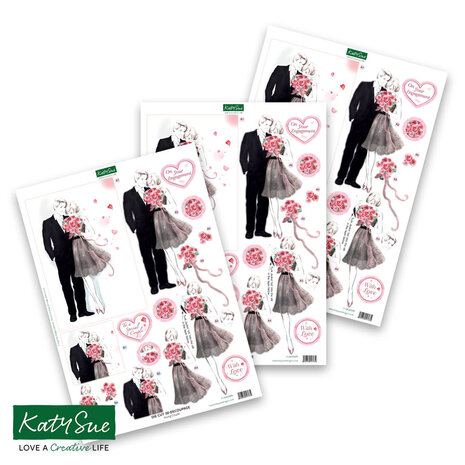 Katy Sue Designs Romance and Weddings 3D Die-Cut Decoupage (12pcs) (11-DCDROM12) Katy Sue Designs Romance and Weddings 3D Die-Cut Decoupage (12pcs) (11-DCDROM12)