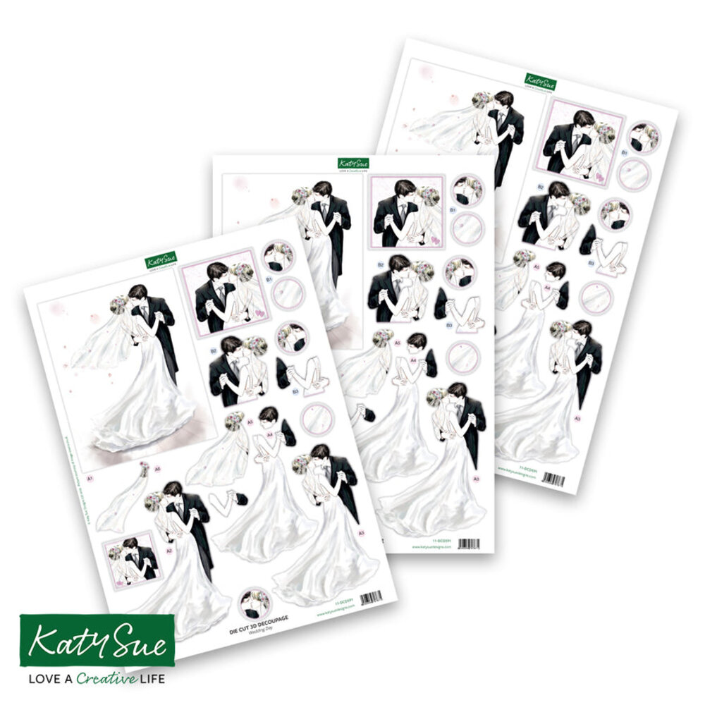 Katy Sue Designs Romance and Weddings 3D Die-Cut Decoupage (12pcs) (11-DCDROM12) Katy Sue Designs Romance and Weddings 3D Die-Cut Decoupage (12pcs) (11-DCDROM12)