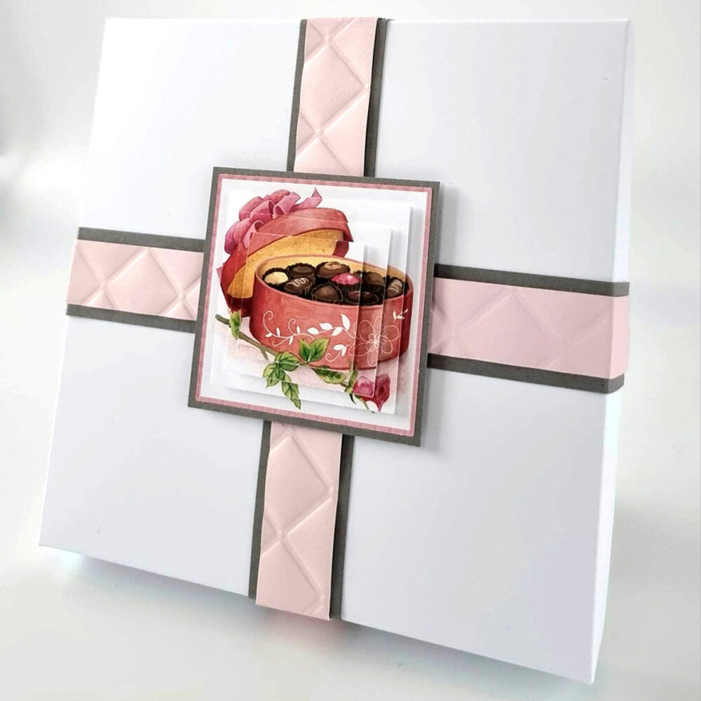 Katy Sue Designs Roses & Chocolates 3D Die-Cut Decoupage (3pcs) (11-DCD571)