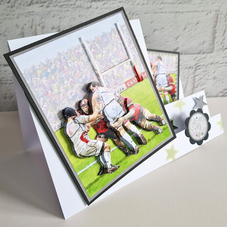 Katy Sue Designs Rugby 3D Die-Cut Decoupage (3pcs) (11-DCD626)