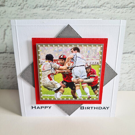Katy Sue Designs Rugby 3D Die-Cut Decoupage (3pcs) (11-DCD626)