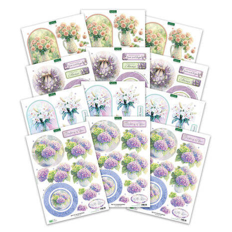 Katy Sue Designs Thinking of You 3D Die-Cut Decoupage (12pcs) (11-DCDTHK12)