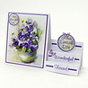 Katy Sue Designs Vases of Pansies 3D Die-Cut Decoupage (3pcs) (11-DCD608) Katy Sue Designs Vases of Pansies 3D Die-Cut Decoupage (3pcs) (11-DCD608)