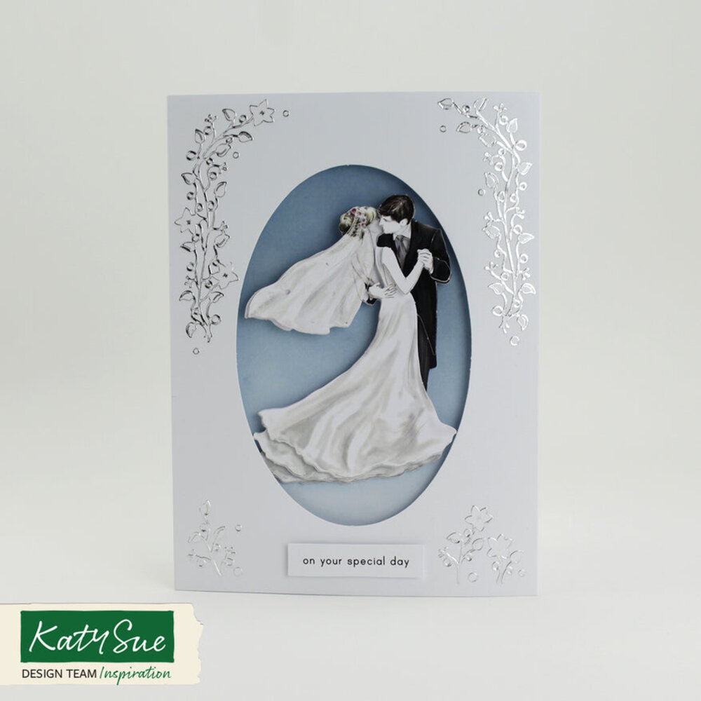 Katy Sue Designs Wedding Day 3D Die-Cut Decoupage (3pcs) (11-DCD591)
