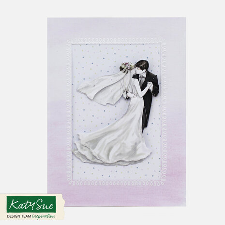 Katy Sue Designs Wedding Day 3D Die-Cut Decoupage (3pcs) (11-DCD591)