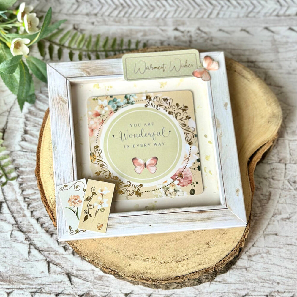 Katy Sue Designs Rustic Wood Effect 6x6 Inch Box Frames (12pcs) (13-BOX157WOE)