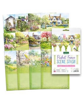 Katy Sue Designs Picket Fence Scene Stash (24pcs) (02-10070PFS)