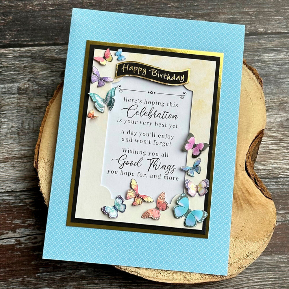 Katy Sue Designs A Kaleidoscope of Butterflies Printed & Die-Cut (2pcs) (12-DCE010KBF)