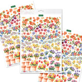 Katy Sue Designs Garden Flowers Die Cut Embellishments (3pcs) (12-DCE017GF)