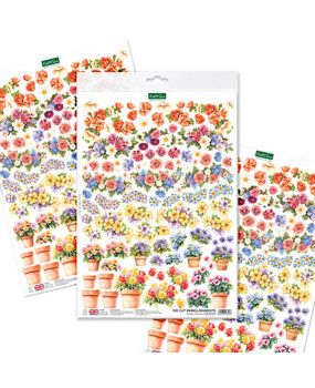 Katy Sue Designs Garden Flowers Die Cut Embellishments (3pcs) (12-DCE017GF)