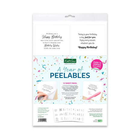 Katy Sue Designs A Year of Peelables (72pcs) (06-10035YOP) Katy Sue Designs A Year of Peelables (72pcs) (06-10035YOP)