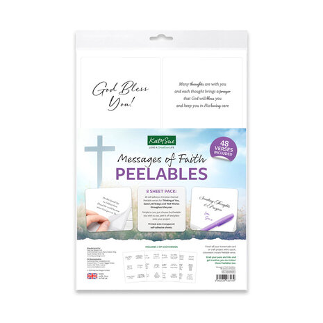 Katy Sue Designs Messages of Faith Peelables (48pcs) (06-10039MOF)