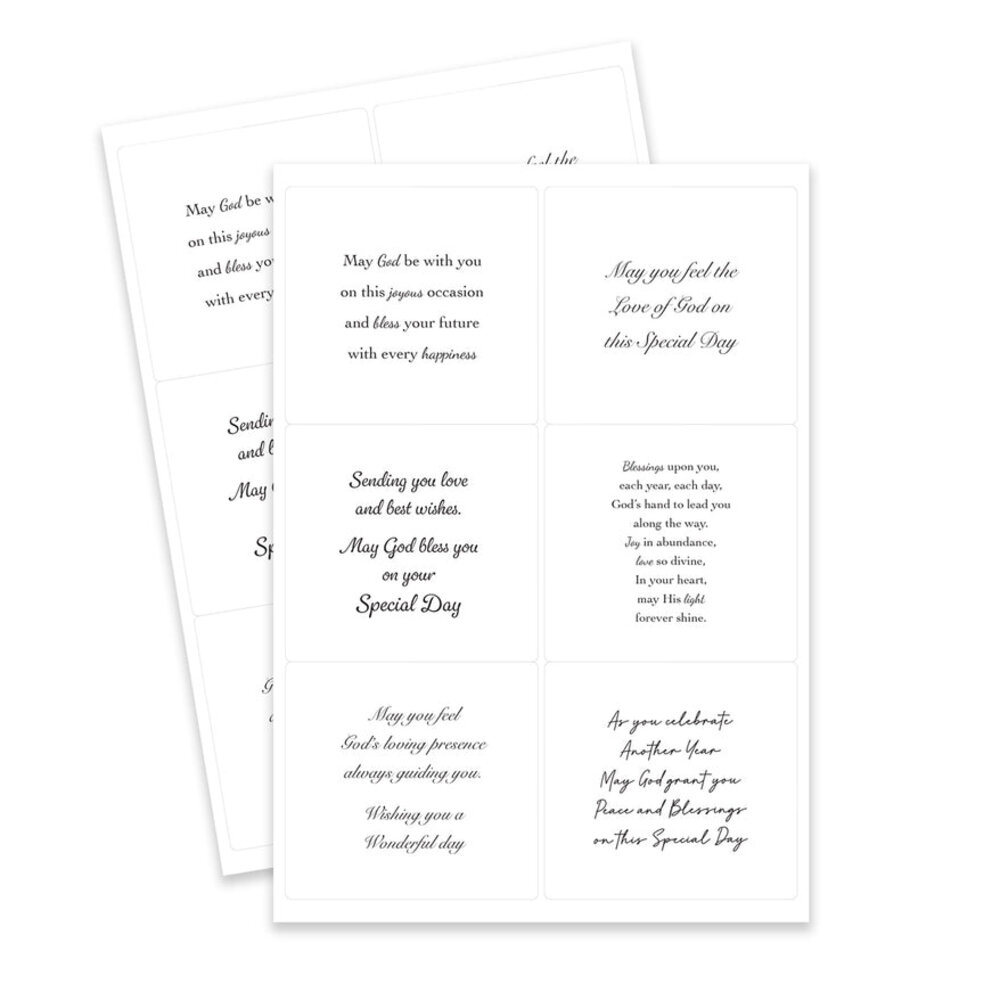 Katy Sue Designs Messages of Faith Peelables (48pcs) (06-10039MOF)