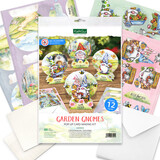 Katy Sue Designs Garden Gnomes Pop Up Card Making Kit (17-10085GNM)