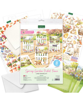 Katy Sue Designs Spring Garden Picket Fence Card Making Kit (17-10097SGP)
