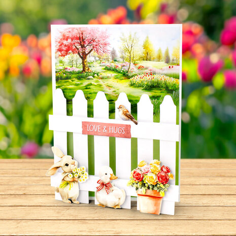 Katy Sue Designs Spring Garden Picket Fence Card Making Kit (17-10097SGP)