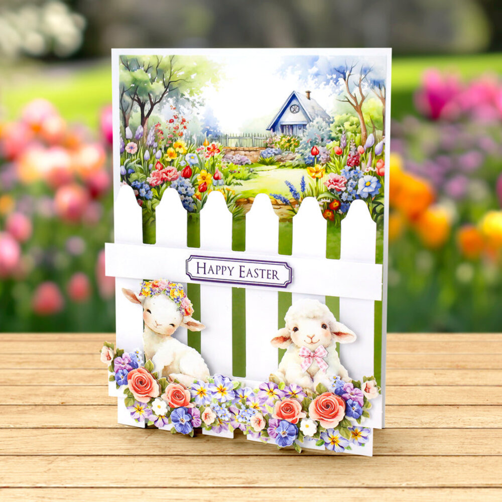 Katy Sue Designs Spring Garden Picket Fence Card Making Kit (17-10097SGP)