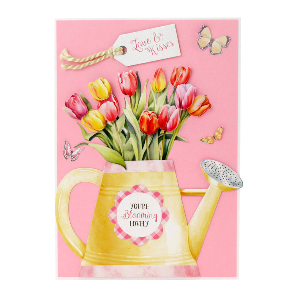 Katy Sue Designs Watering Can Blossoms and Blooms Card Making Kit (17-10081WCF)