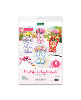Katy Sue Designs Wonderful Wellington Boots Card Making Kit (17-10083WWB)