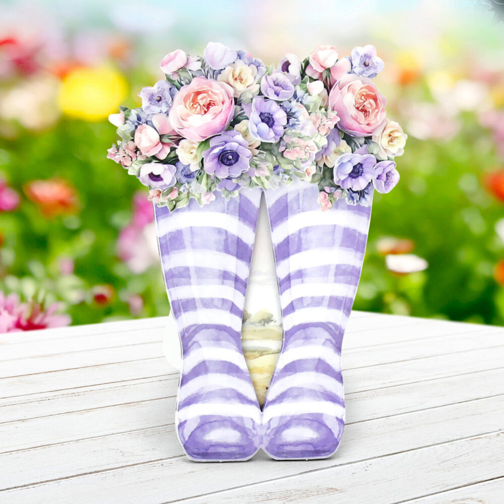 Katy Sue Designs Wonderful Wellington Boots Card Making Kit (17-10083WWB)