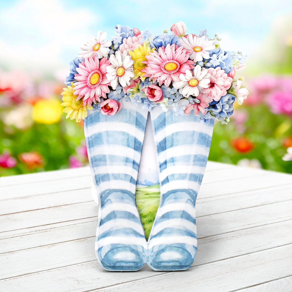 Katy Sue Designs Wonderful Wellington Boots Card Making Kit (17-10083WWB)