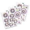 Katy Sue Designs Lavender Wreath 3D Die-Cut Decoupage (3pcs) (11-DCD723) Katy Sue Designs Lavender Wreath 3D Die-Cut Decoupage (3pcs) (11-DCD723)