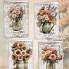 Creatief Art Antique Flowers 03 Card Kit (RE2530-0183) Creatief Art Antique Flowers 03 Card Kit (RE2530-0183)
