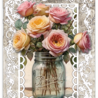 Creatief Art Antique Flowers 03 Card Kit (RE2530-0183) Creatief Art Antique Flowers 03 Card Kit (RE2530-0183)