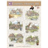 Creatief Art Country Houses 04 Card Kit (SWK85-0126)