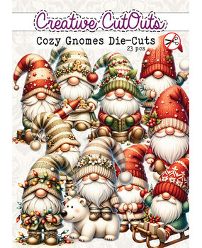 Creatief Art Cozy Gnomes Die-Cuts Creative CutOuts (23pcs) (CCODC-001)