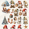 Creatief Art Cozy Gnomes Die-Cuts Creative CutOuts (23pcs) (CCODC-001) Creatief Art Cozy Gnomes Die-Cuts Creative CutOuts (23pcs) (CCODC-001)