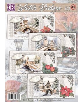 Creatief Art Winter Bridges 01 Card Kit (RE2530-0176)