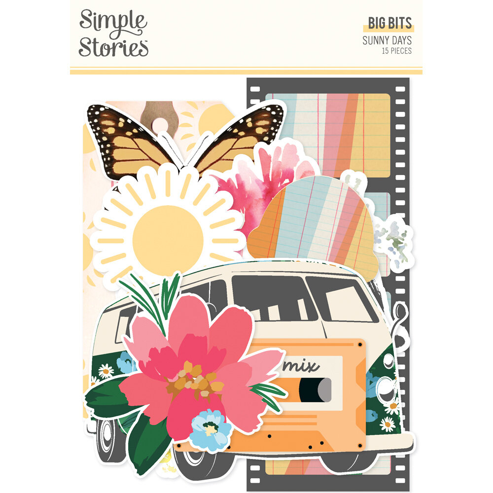 Simple Stories Sunny Days Big Bits & Pieces (24522)
